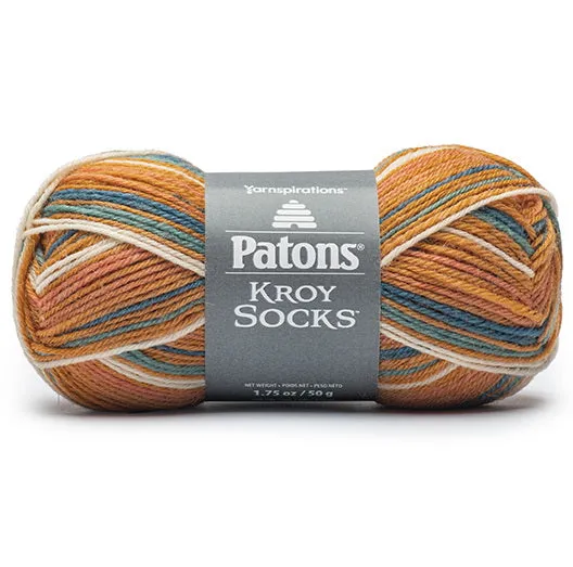 Kroy socks yarn #1 - 50g - mid-century stripes