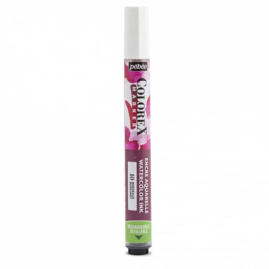 Watercolor marker - colorex - burgundy