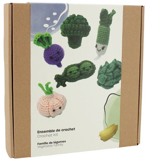 Crochet Kit Vegetable Family