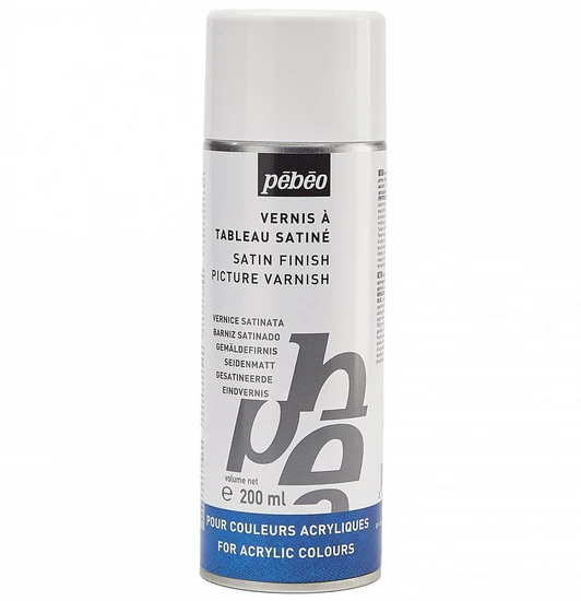 Picture varnish spray - acrylic colours - 200ml - satin