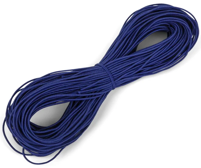 Navy Blue Elastic Thread - 1mm x 20m