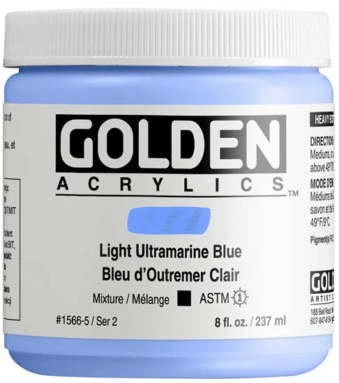 Acrylic high flow - 8 oz light ultramarine blue s2