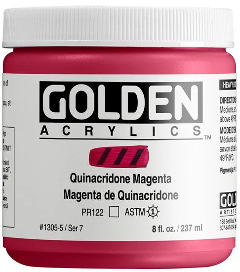 Acrylic high flow - 8 oz quinacridone magenta s7