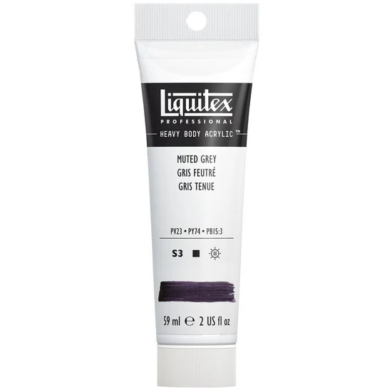 Acrylic hb - 2oz - muted grey - s3