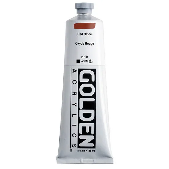 Acrylic heavy body - 5 oz red oxide s1