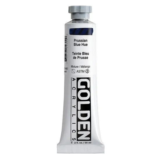 Acrylic heavy body - 2 oz prussian blue hue s4