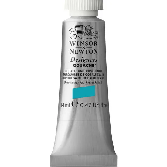 Designers gouache - 14ml - cobalt turquoise light - s4