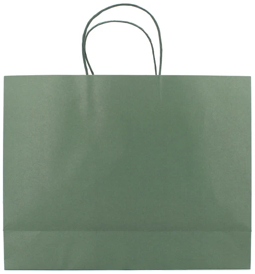 Gift Bag L Kraft Emerald Green