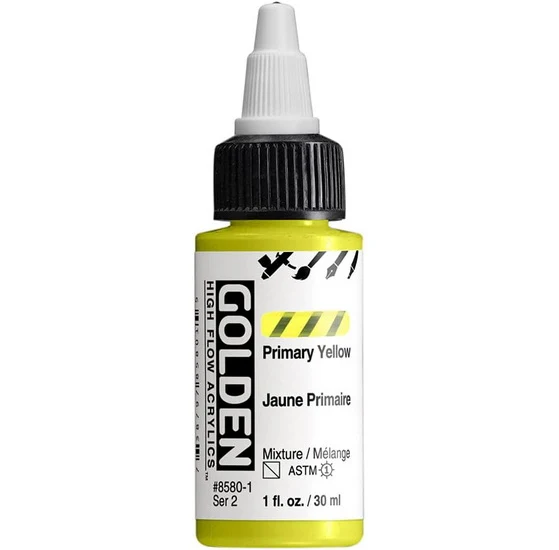 Acrylic high flow - 1 oz primary yellow s2