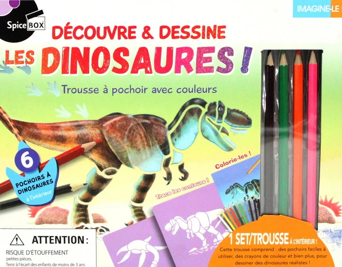 Découvre et dessine les dinosaures