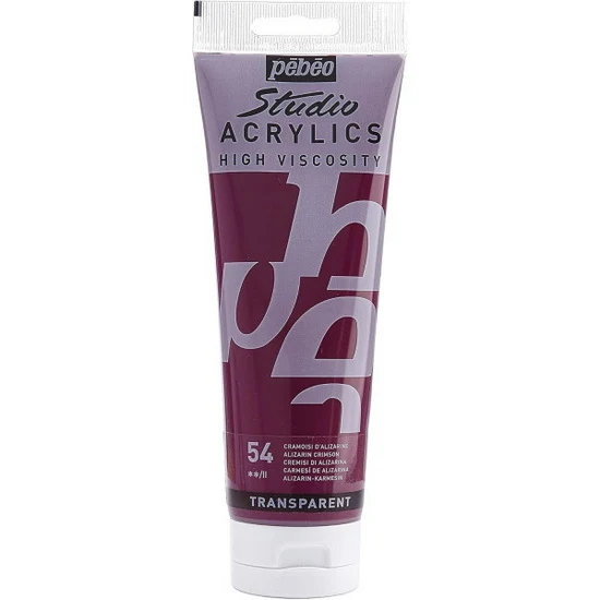 Acrylic hv - studio - 250ml - alizarin crimson