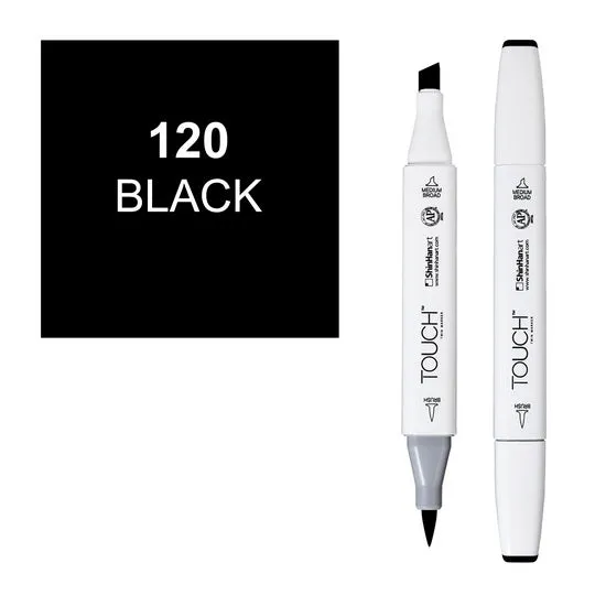 Touch Brush Marker Black
