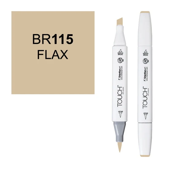 Touch Brush Marker Flax