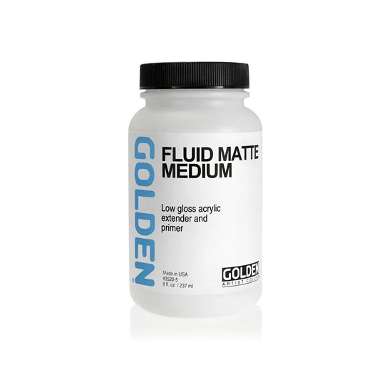 Fluid matte medium - 8 oz