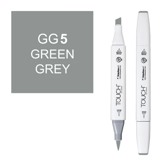 Touch Brush Marker Green Grey no. 5