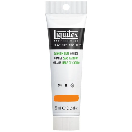 Acrylic hb - 2oz - cadmium free orange - s4