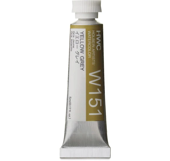 Watercolor Yellow Grey Series A - 5ml
