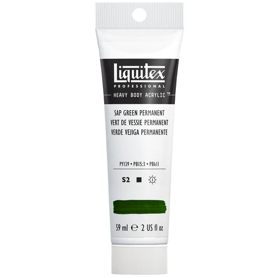 Acrylic hb - 2oz - sap green permanent - s2