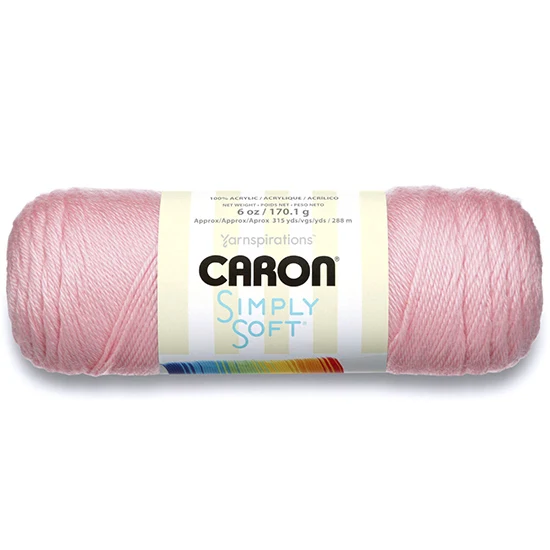 Simply soft yarn #4 - 170gr - soft pink rose