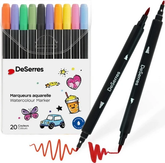 Set of 20 Markers For Children