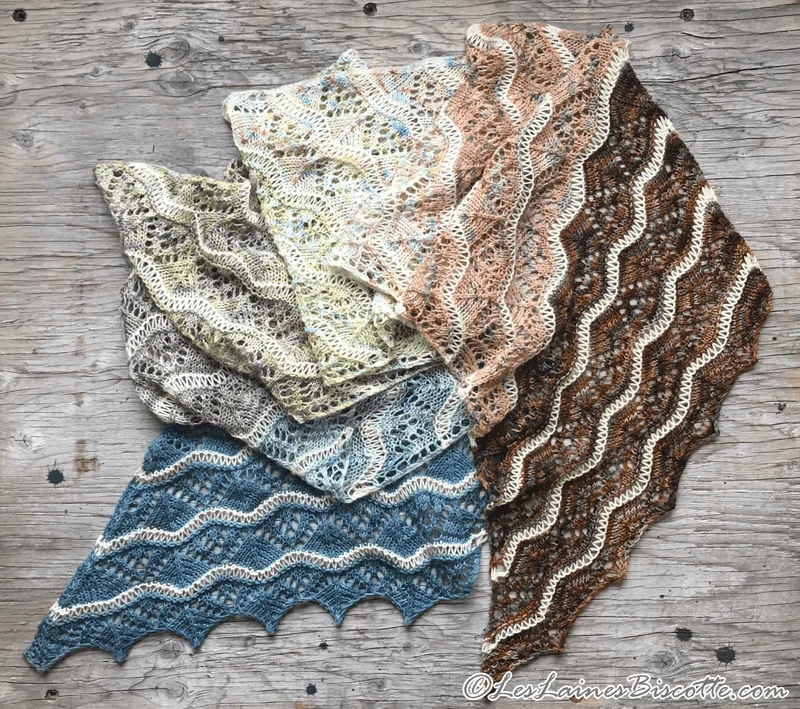 Vague de couleurs Shawl Pattern
