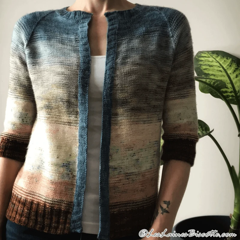 Land & Sea Cardigan - Free Pattern