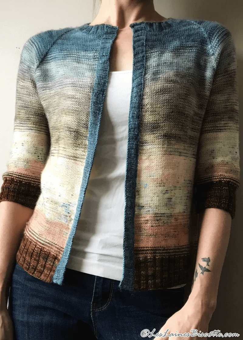 Land & Sea Cardigan - Free Pattern