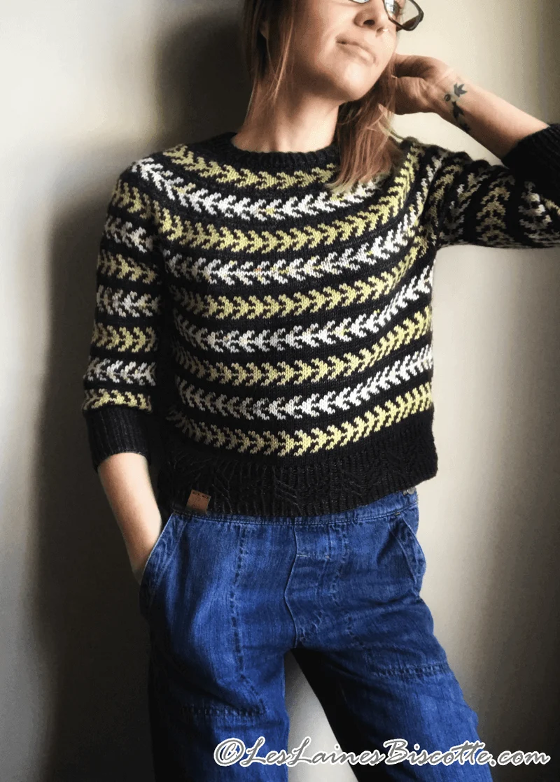 Seascape Sweater Free Pattern form Andrea Yetman