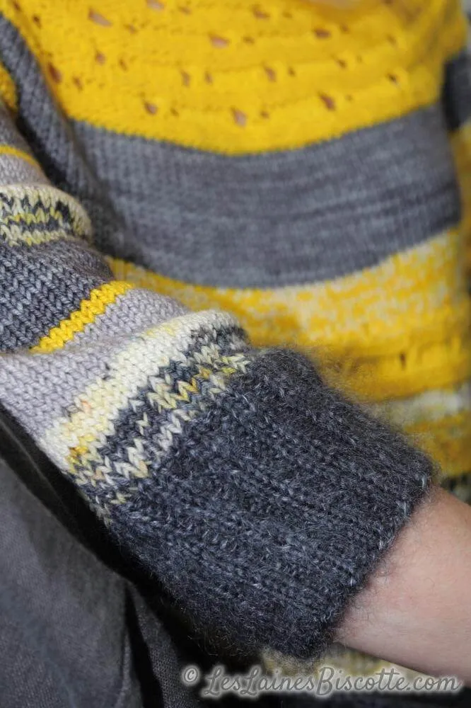 Ray of Soleil free sweater pattern