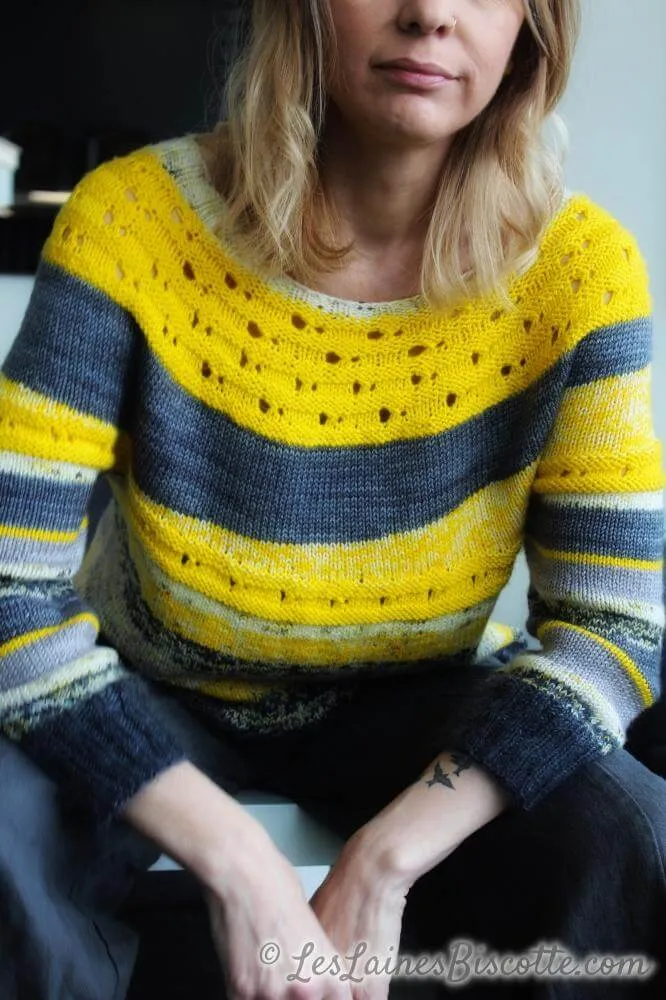 Ray of Soleil free sweater pattern