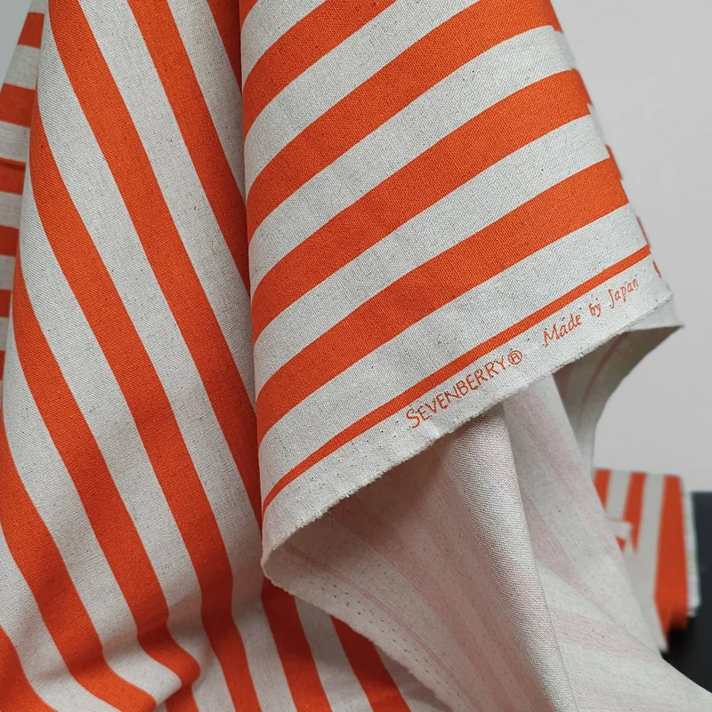 Canevas Sevenberry | Rayures Naturelles | Robert Kaufman