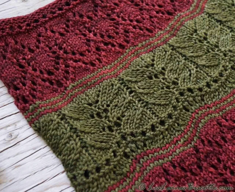 Knitting pattern Eugenia's Garden cowl