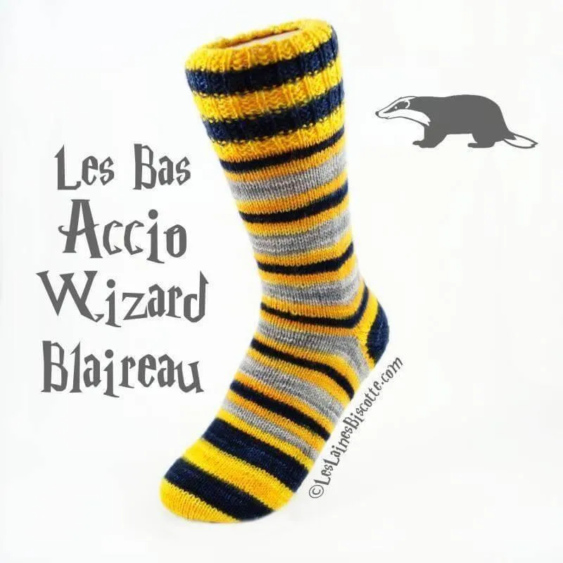 WIZARD SOCK KNITTING KIT - Yarn (2 X 50 gr) & Pattern