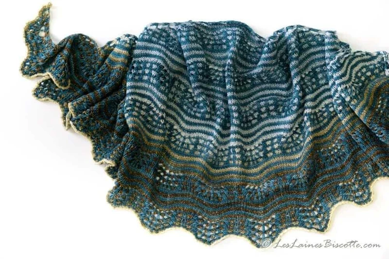 Shawl knitting kit - Fête des Couleurs