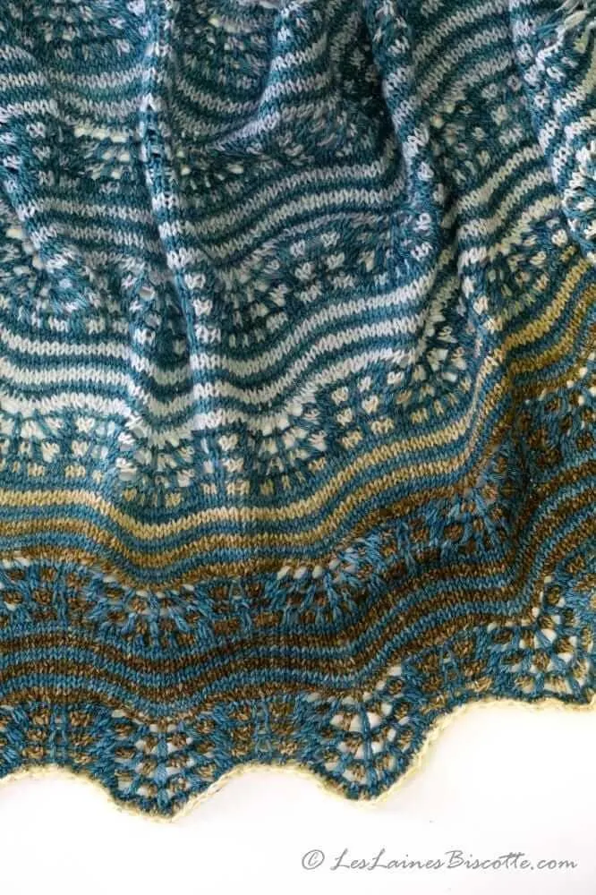 Shawl knitting kit - Fête des Couleurs