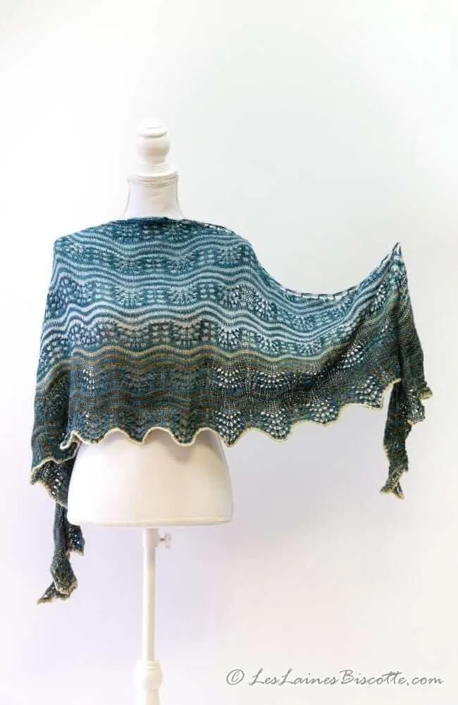 Shawl knitting kit - Fête des Couleurs