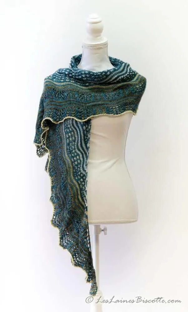 Shawl knitting kit - Fête des Couleurs