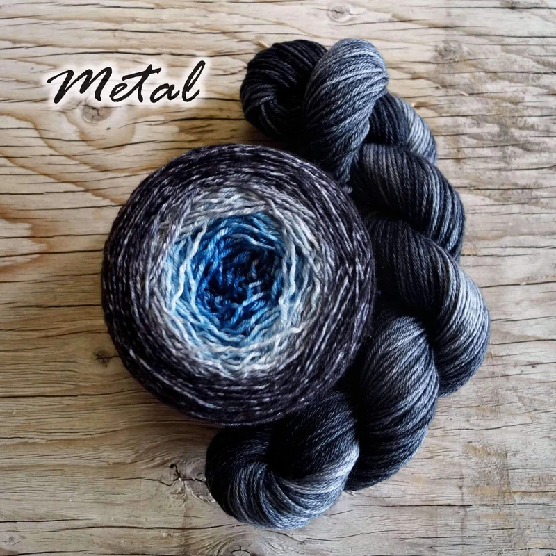Knitting kit - Shawl Xcaret - Biscotte Version