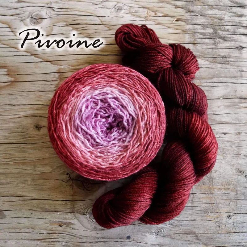 Knitting kit - Shawl Xcaret - Biscotte Version