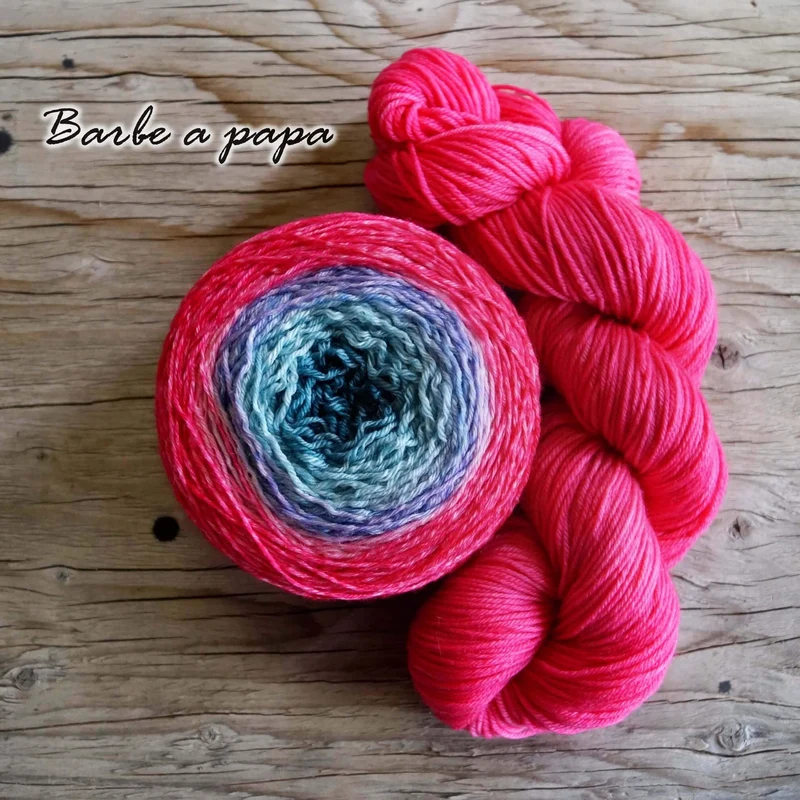 Knitting kit - Shawl Xcaret - Biscotte Version