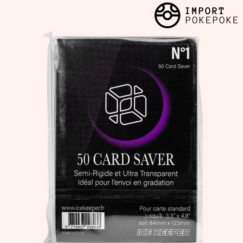 Card Saver Semi-Rigide Ice Keeper - Paquet de 50