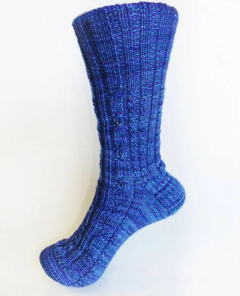 Socks and mittens pattern Coulis de Bleuet