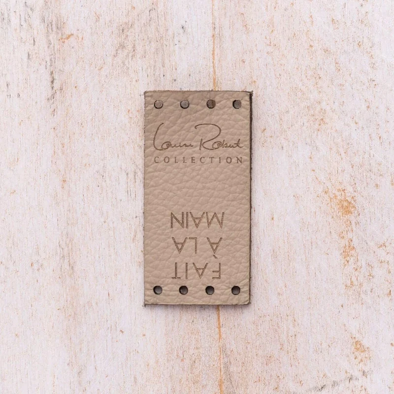 Sew-on Leather labels - Biscotte