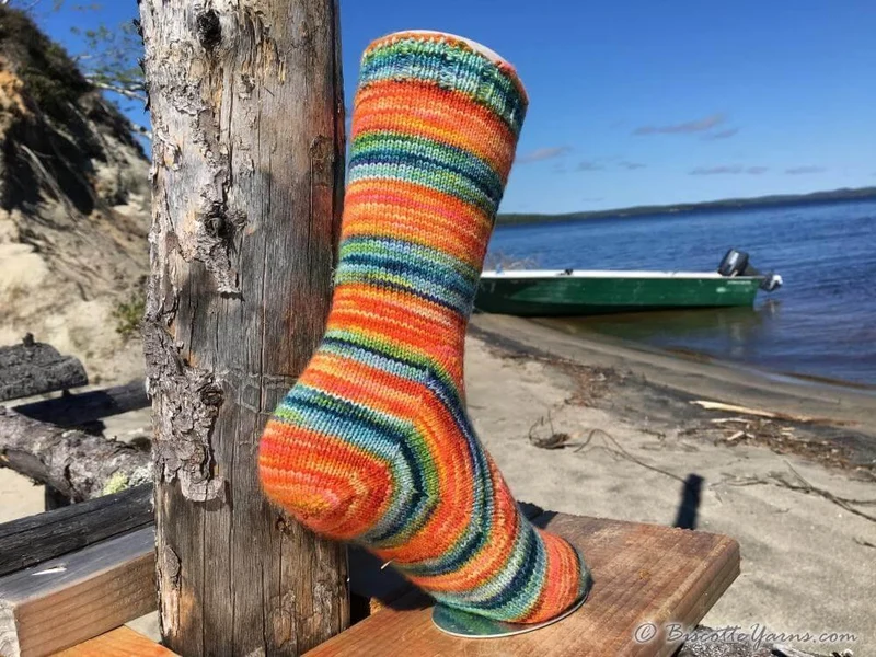 Socks by the Heel FREE socks pattern