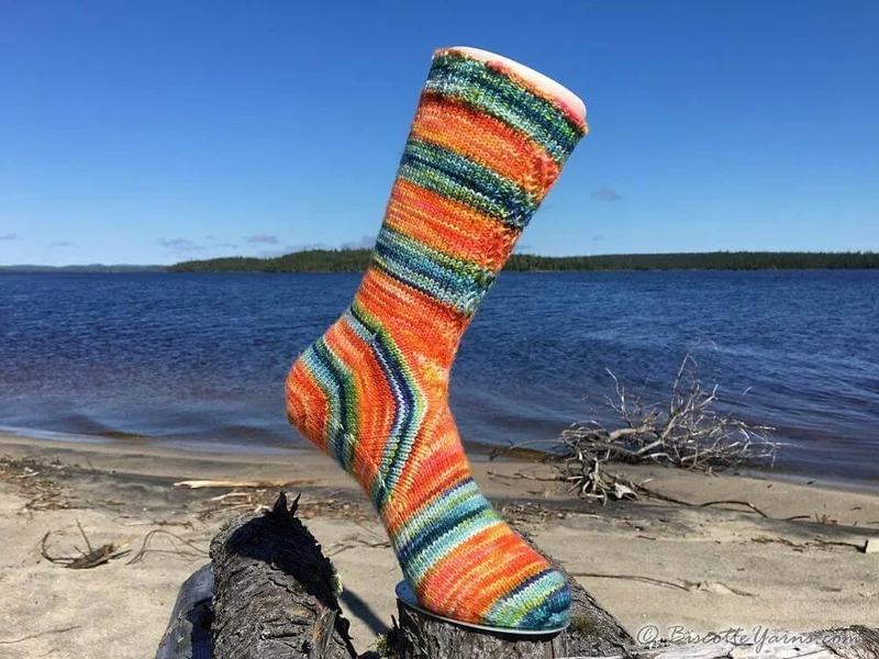 Socks by the Heel FREE socks pattern