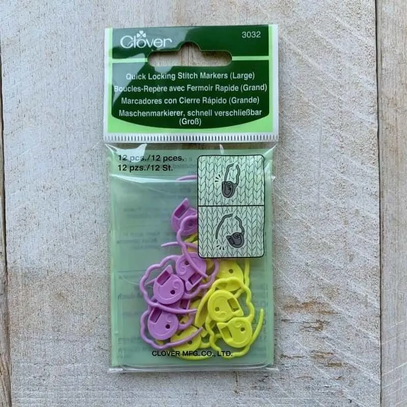 Stitch Markers Clover 3030 , 3031, or 3032