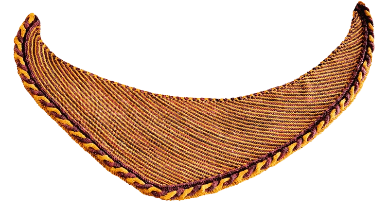 Knitting pattern - The Golden Snitch shawl