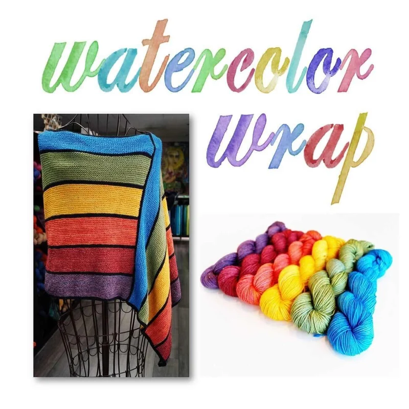Biscotte's Watercolour Wrap pattern