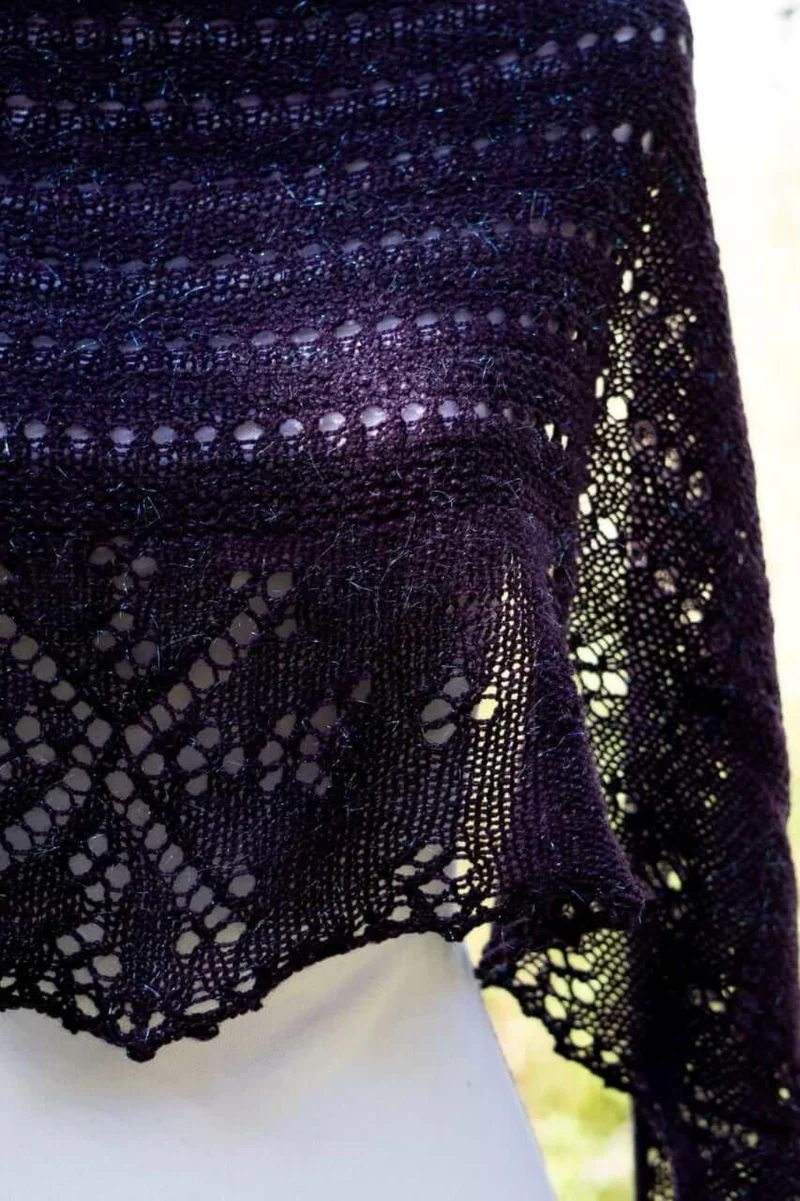 Brise Boréale Shawl | Free Knitting pattern and Optional Kits