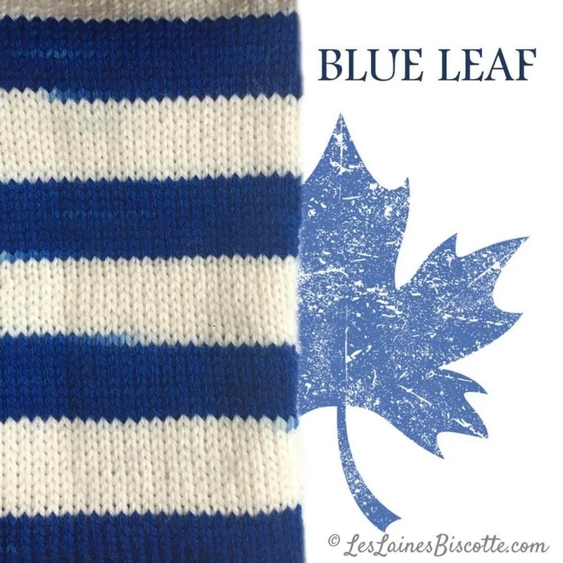 BIS-SOCK BLUE LEAF